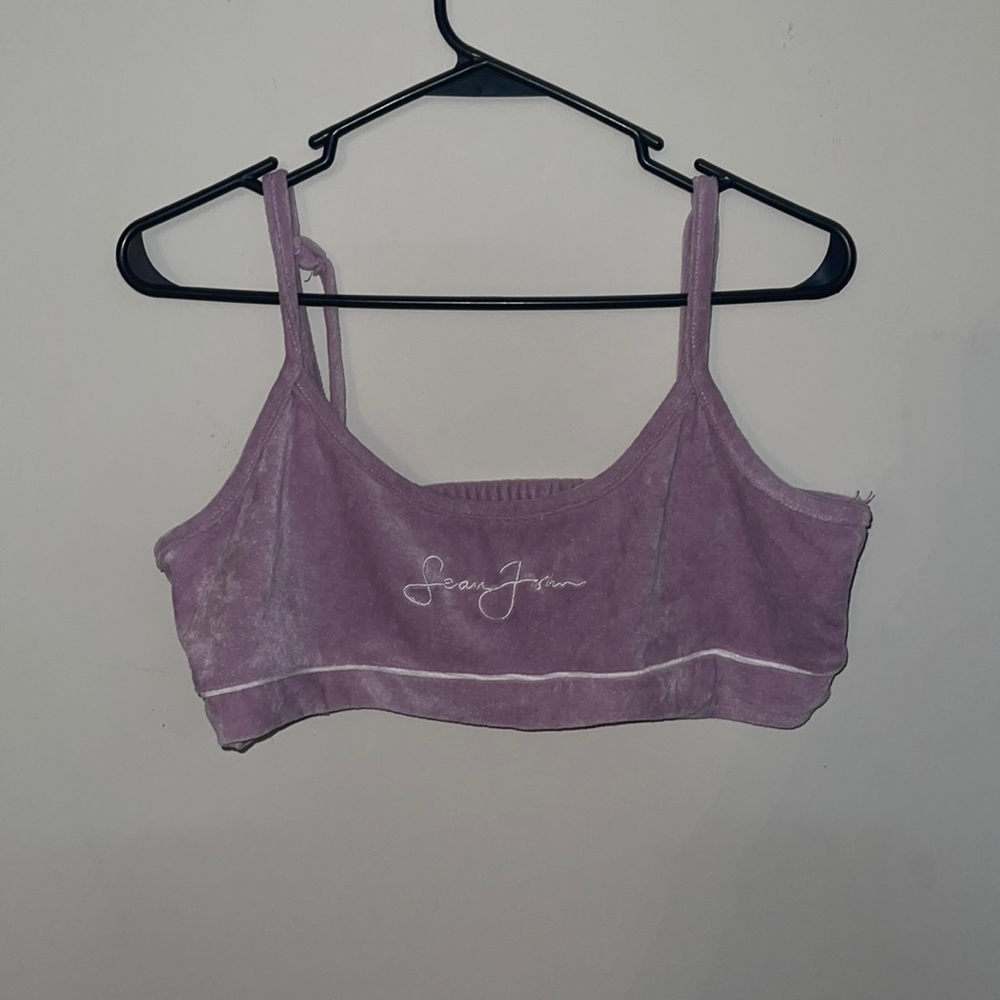 Purple Sean John Terry Cloth Three Piece Set